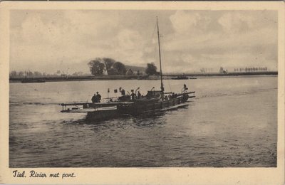 TIEL - Rivier met pont