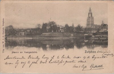 ZUTPHEN - Haven en Yselgezicht