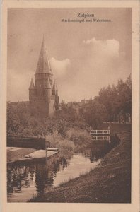 ZUTPHEN - Martinetsingel met Watertoren