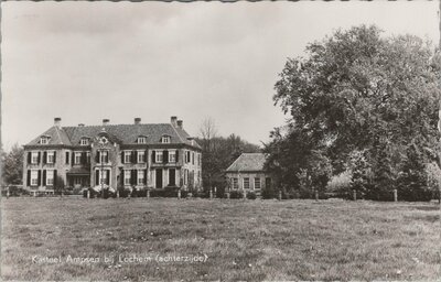 LOCHEM - Kasteel Ampsen bij Lochem (achterzijde)