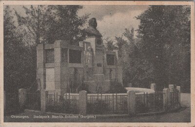 GRONINGEN - Stadspark. Standb. Scholten (Burgem.)