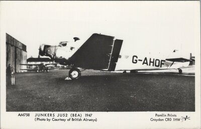 JUNKERS JU52 (Bea) 1947