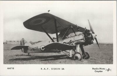 R. A. F. Siskin 3A