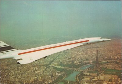 CONCORDE British Aircraft Corporation Sud Aviation France