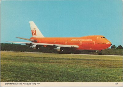 BRANIFF INTERNATIONAL AIRWAYS Boeing 747