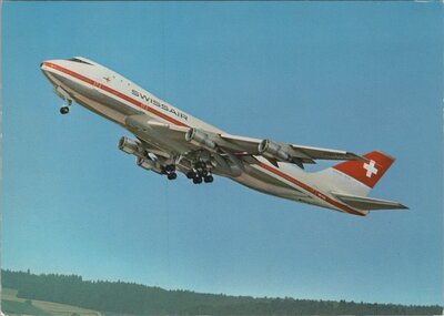 SWISSAIR Boeing 747B Jumbo Jet