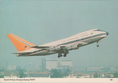 SOUTH AFRICAN AIRWAYS Boeing 747SP