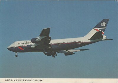 BRITISH AIRWAYS Boeing 747-136 G-AWNJ