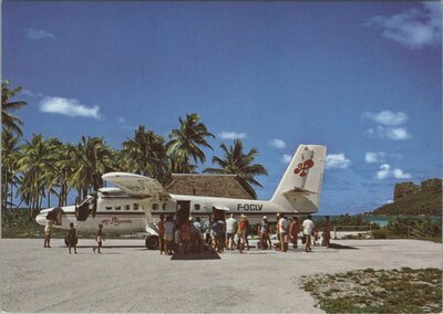 MAUPITI L'aéroport de I'lle