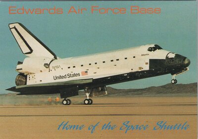 SPACE SHUTTLE Edwards Air Force Base