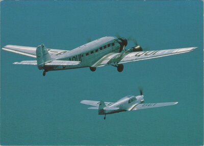 JUNKER JU-52 MESSERSCHMITT Me 108 B-1