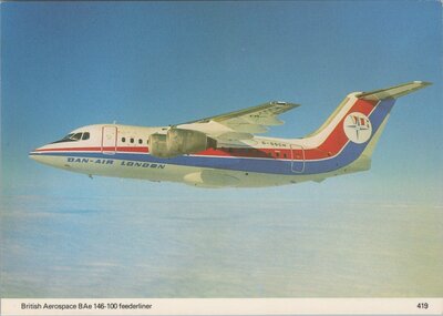 BRITISH AEROSPACE Bae 146-100 Feederliner