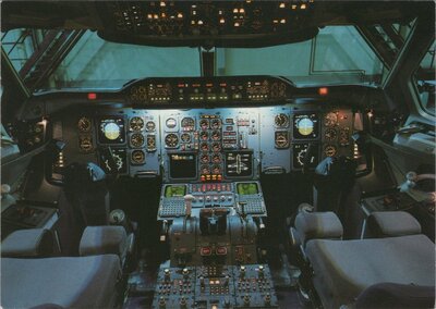 SWISSAIR Cockpit Airbus A-310-221