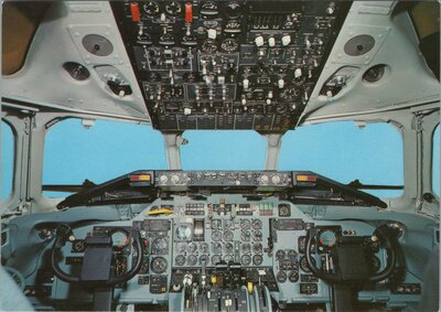 SWISSAIR Cockpit einer DC 9