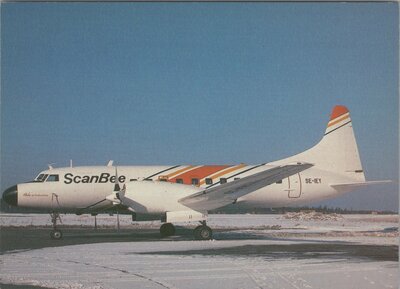 SCAN BEE Convair Landvetter Airport