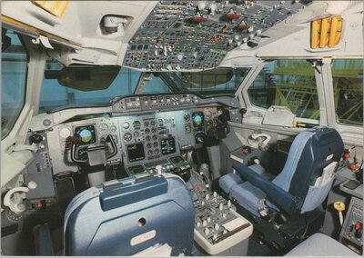 SWISSAIR Cockpit Airbus A-300 B