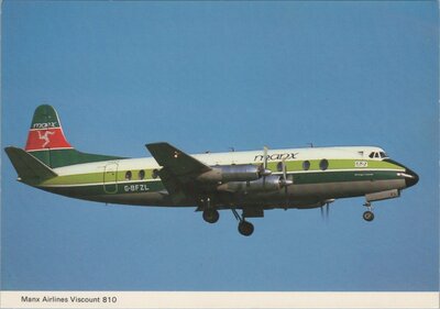 MANX AIRLINES Viscount 810