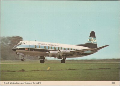 BRITISH MIDLAND AIRWAYS Viscount Series 810