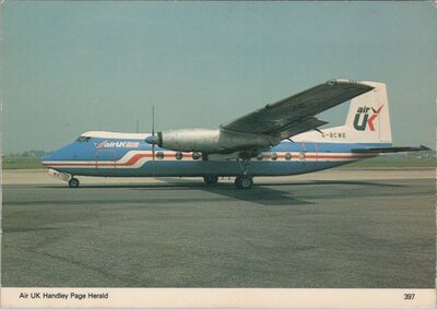 AIR UK Handley Page Herald