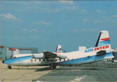 AIR INTER Fokker 27 Paris Orly