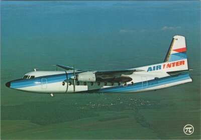 FOKKER F-27-500 d'Air Inter