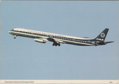 OVERSEAS NATIONAL AIRWAYS DC8