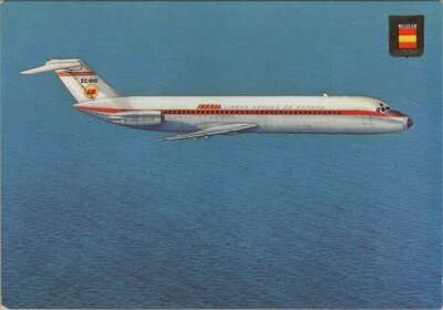 DC 9 Douglas Jet Iberia Spanish Airways