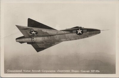 CONSOLIDATED Vultee XF-92a