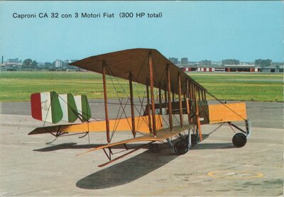 CAPRONI CA 32 con 3 Motori Fiat