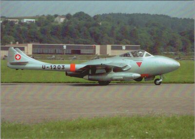 DE HAVILLAND DH-115 Mk.55 Vampire-Trainer