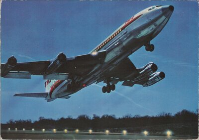 BOEING 707 B Intercontinental de la T.W.A.