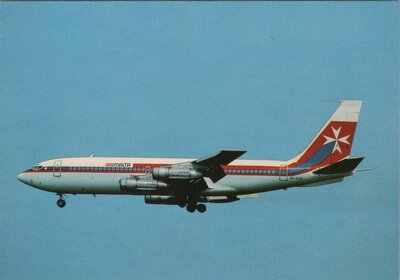 AIR MALTA Boeing 720 Paris-Orly