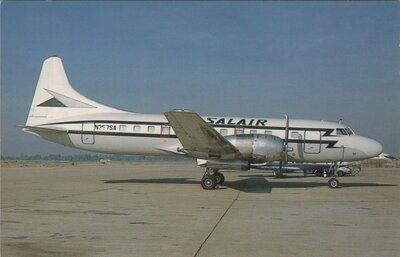 CONVAIR 440-0 c/n 484 Salair Oakland