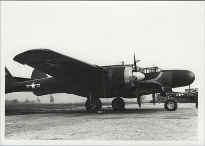 PHOTO NORTHROP P-61B Black Widow U.S.A.F.