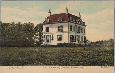 ENSCHEDE - Villa van Heek, (Oldenzaalsche weg)