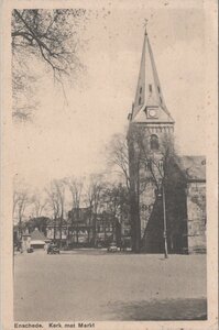 ENSCHEDE - Kerk met Markt