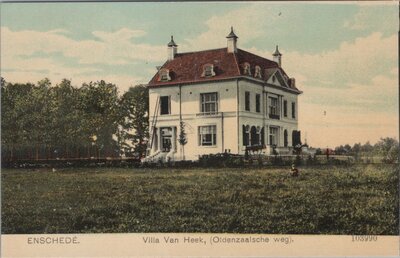 ENSCHEDE - Villa van Heek, (Oldenzaalsche weg)