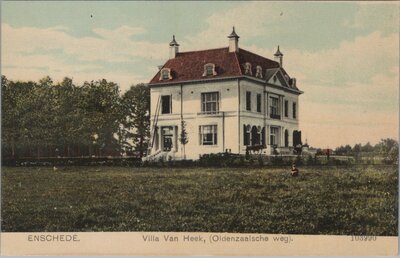 ENSCHEDE - Villa van Heek, (Oldenzaalsche weg)