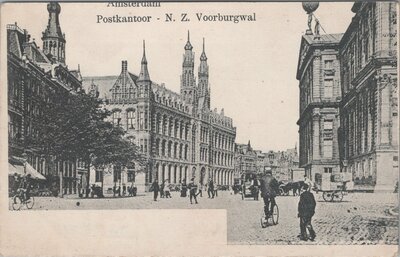 AMSTERDAM - Postkantoor - N. Z. Voorburgwal