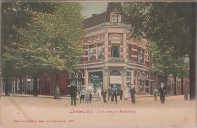 LEEUWARDEN - Stationsweg en Baljéstraat