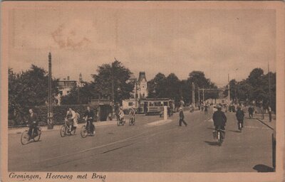 GRONINGEN - Heereweg met Brug