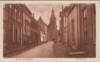 HATTEM - Groet uit Hattem. Kerkstraat