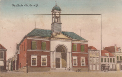 HARDERWIJK - Raadhuis. Uitklapvenster -