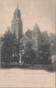 ROTTERDAM - Westersingel - Remonstr. Kerk