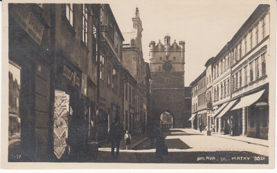 CZECHOSLOVAKIA Jihlava - Ul. Matky Bozi, mailed 1931 Vintage Postcard