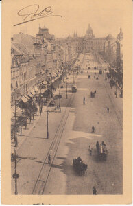 CZECH REPUBLIC Prag - Carl Bellman 1910, mailed 1912 Vintage Postcard