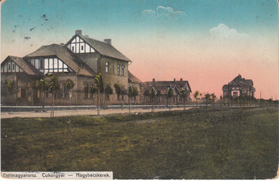 HUNGARY Nagybecskerek - Cukorgyar, mailed 1917 Vintage Postcard