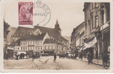 ROMANIA Brasov - Kronstadt, mailed 1931 Vintage Postcard