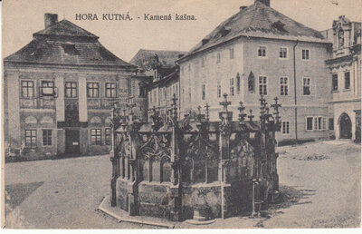 CZECHOSLOVAKIA Hora Kutna - Kamena Kasna, mailed 1922 Vintage Postcard