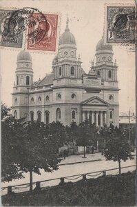 ROMANIA - Church, mailed 1910 Vintage Postcard